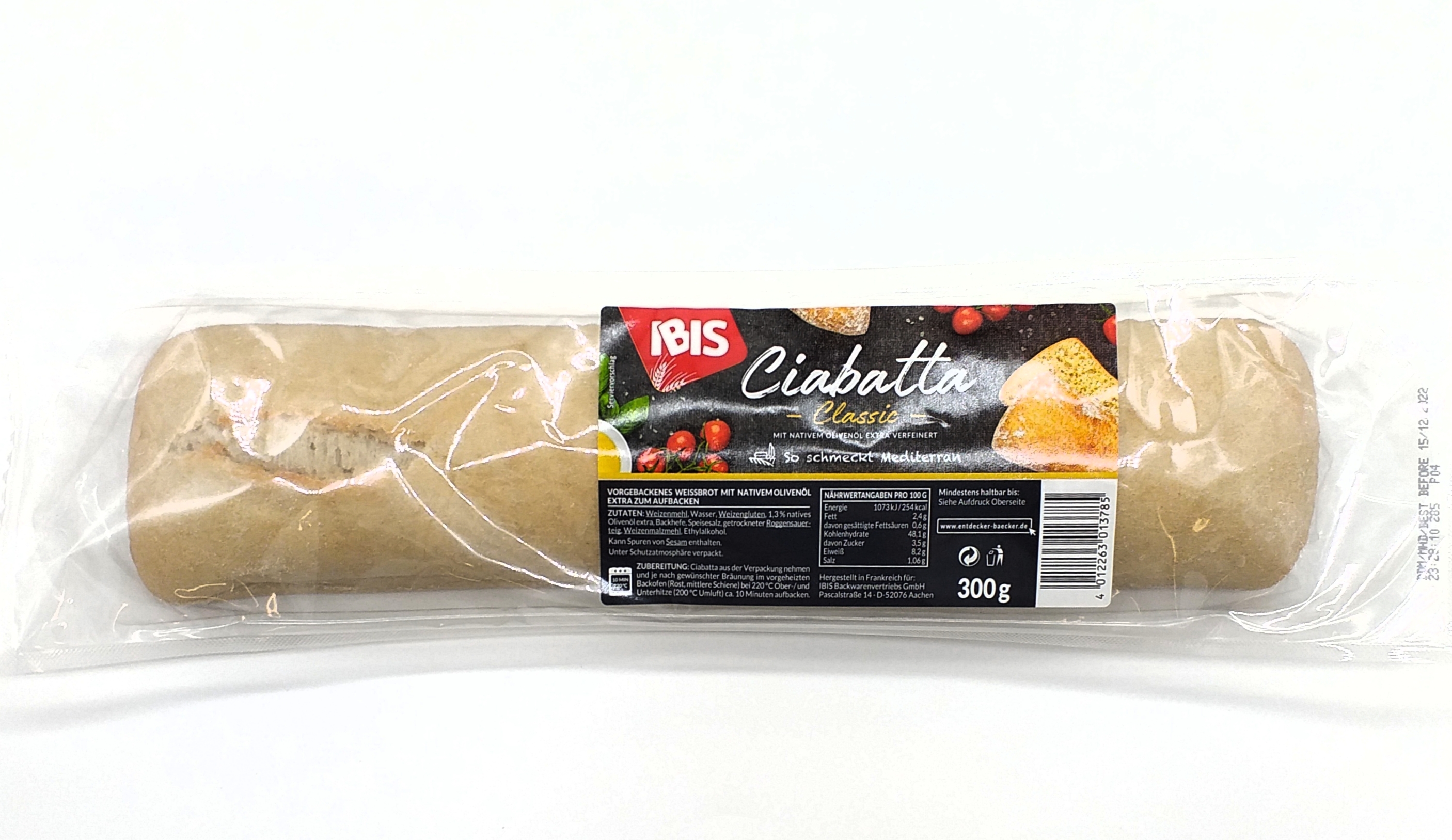 IBIS Ciabatta zum Aufbacken 300g