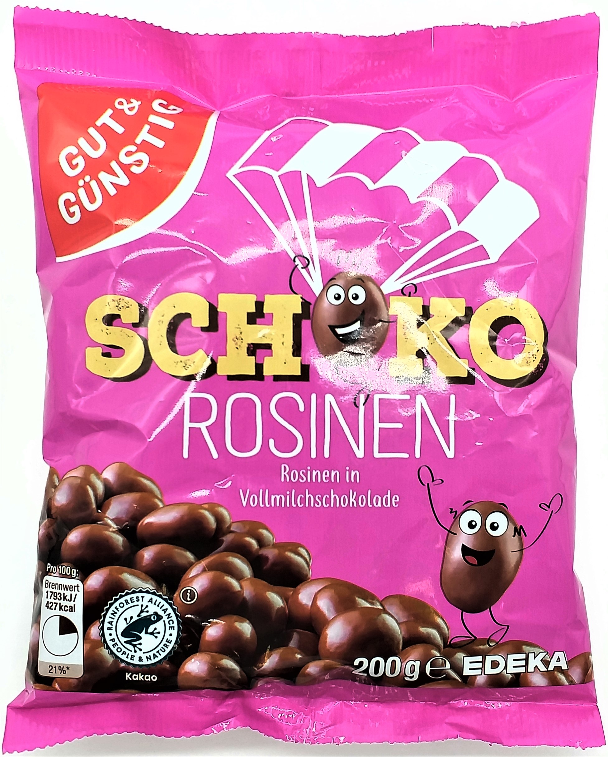 G&G Schoko Rosinen 200g