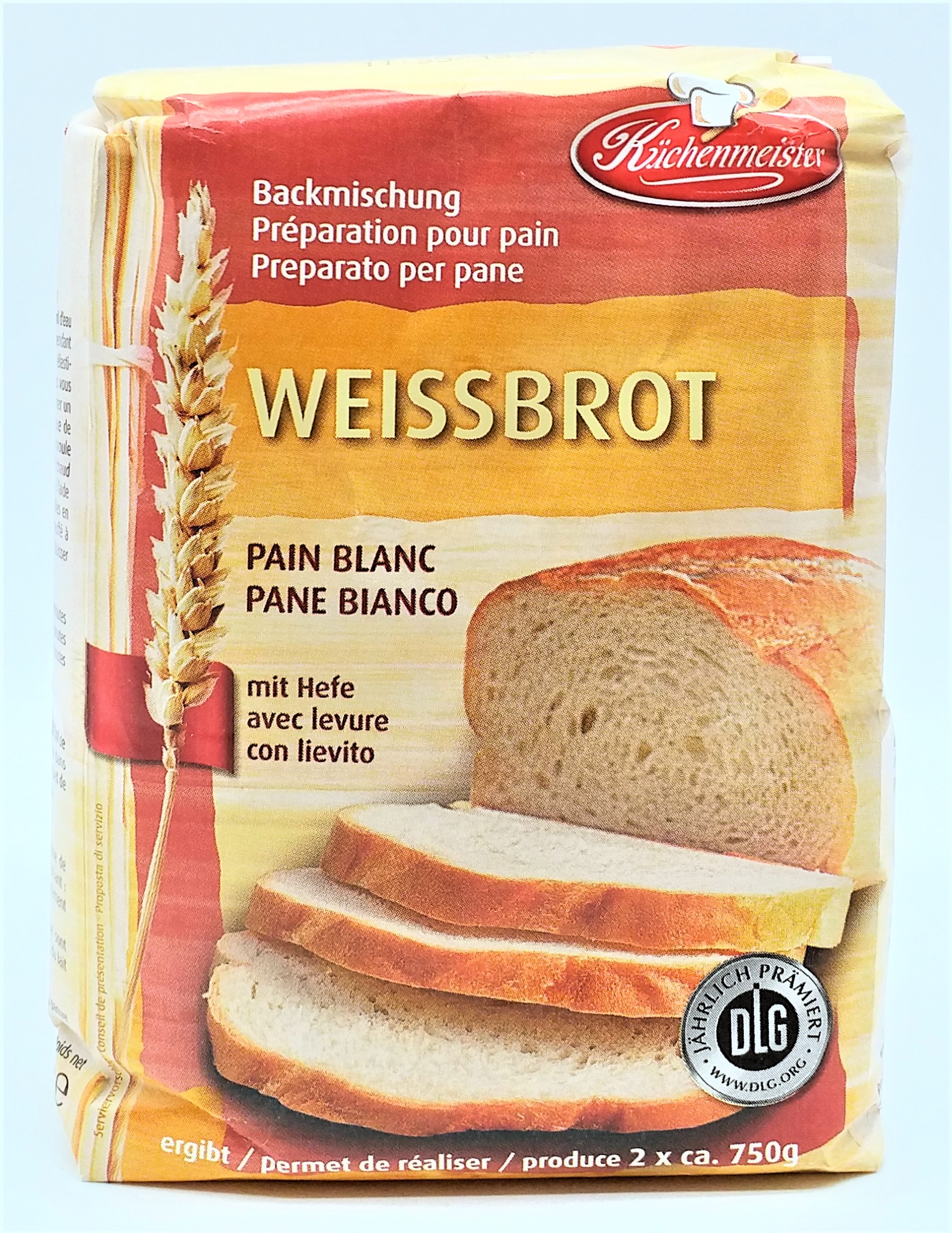 Küchenmeister Backmischung Weissbrot 1kg