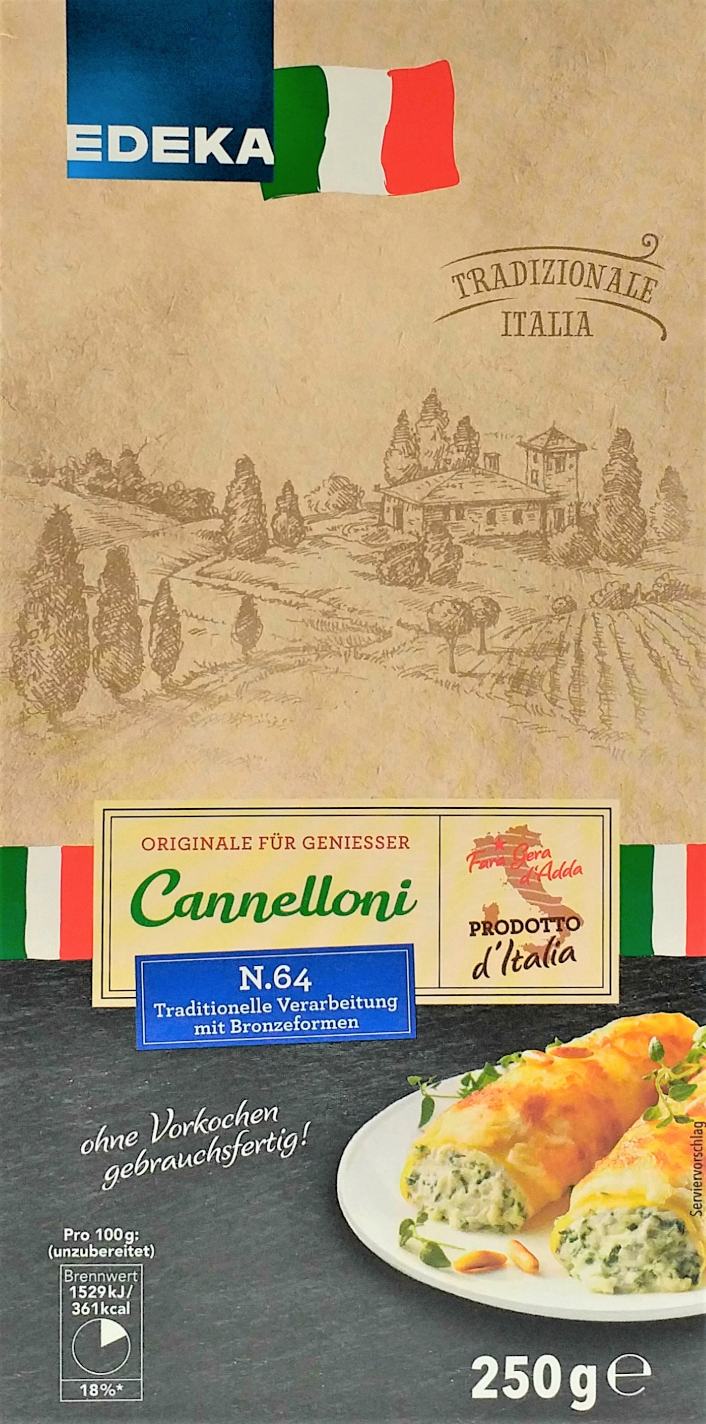 EDEKA Italia Cannelloni 250g
