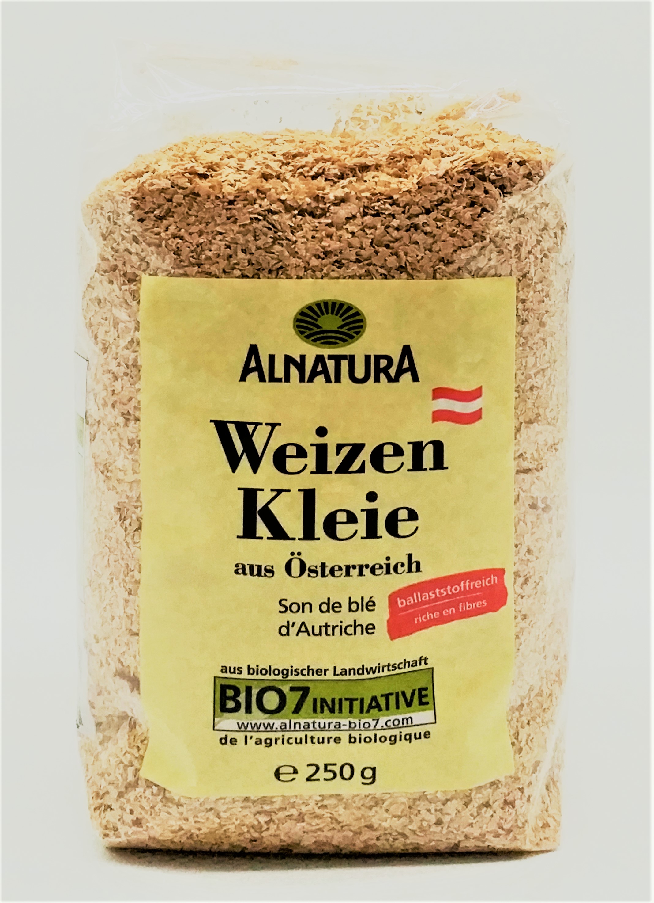 Bio Alnatura Weizenkleie grob 250g