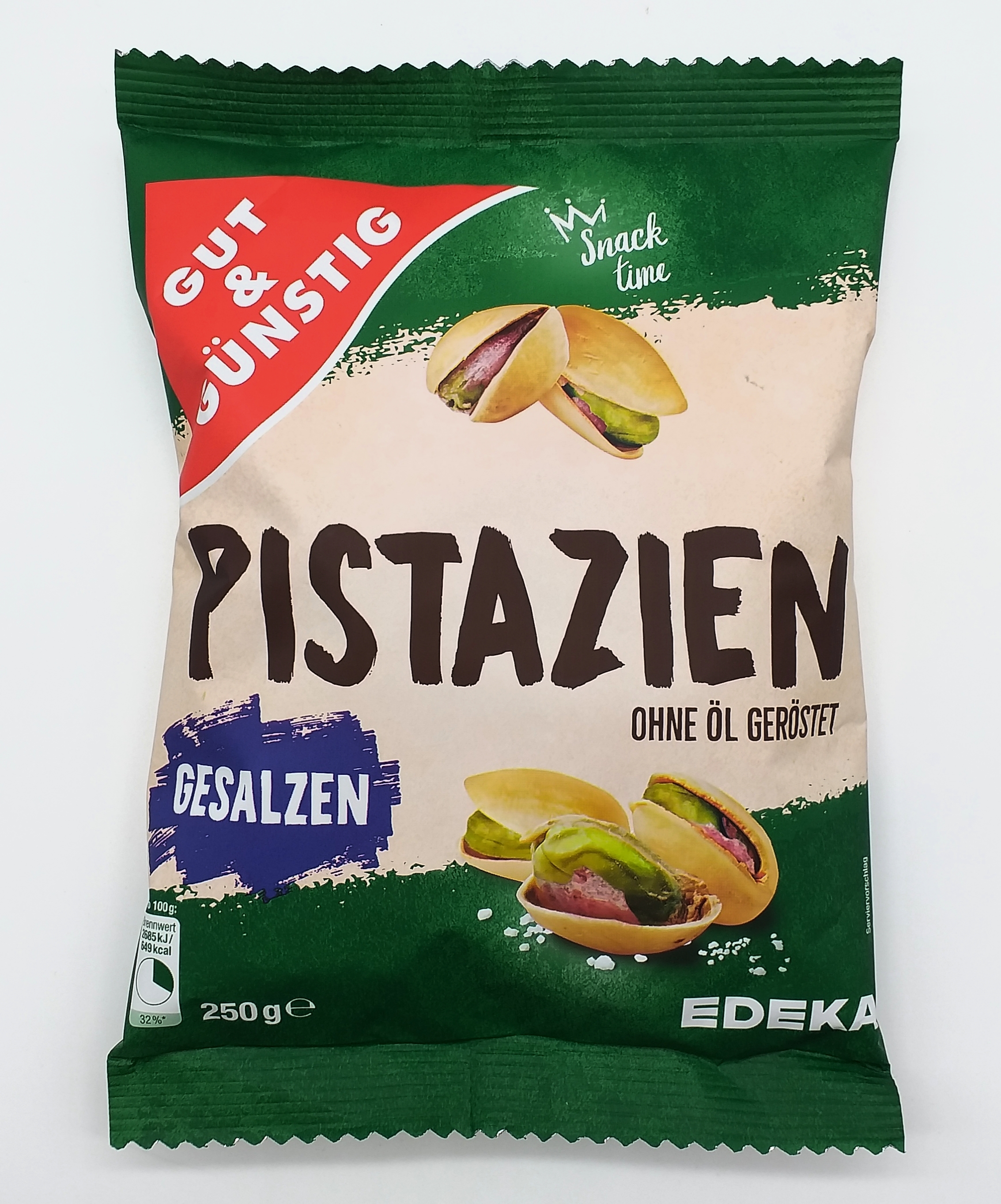 G&G Pistazien geröstet und gesalzen 250g