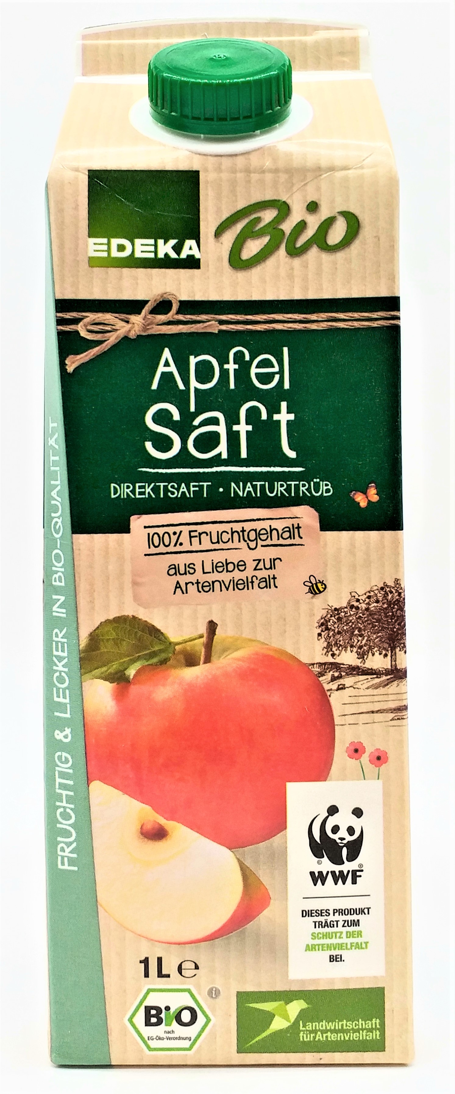 Bio EDEKA Apfelsaft Direktsaft naturtrüb 1l