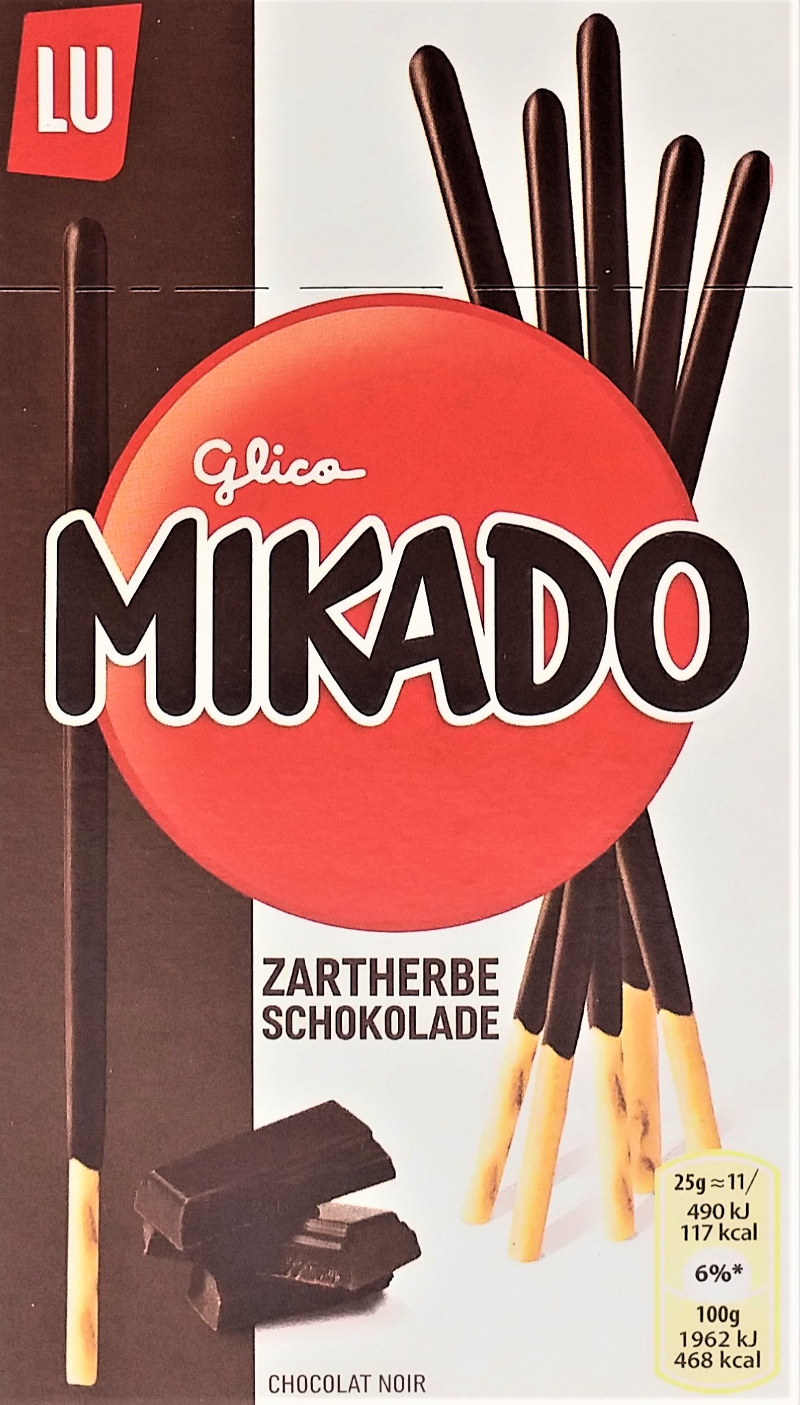 Mikado Sticks Zartherbe Schokolade 75g