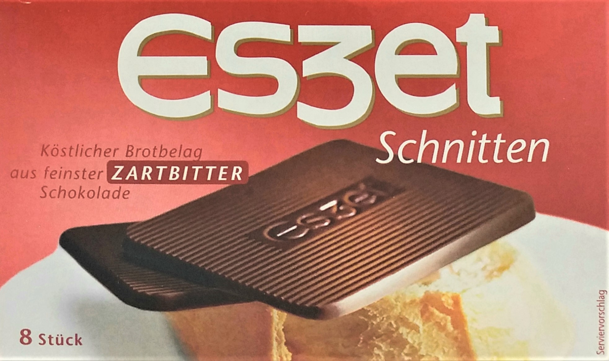 Eszet Schnitten Zartbitter 75g