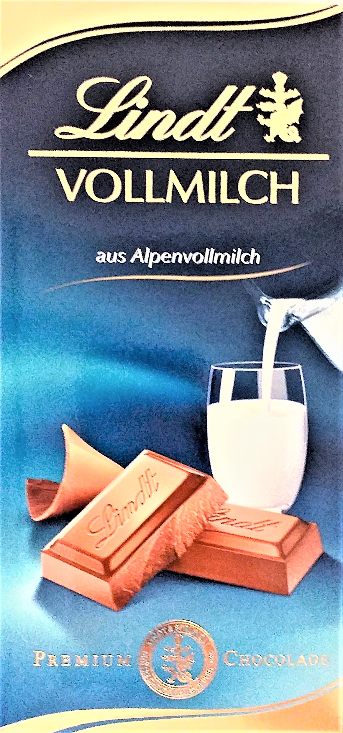 Lindt Vollmilchschokolade Tafel 100g