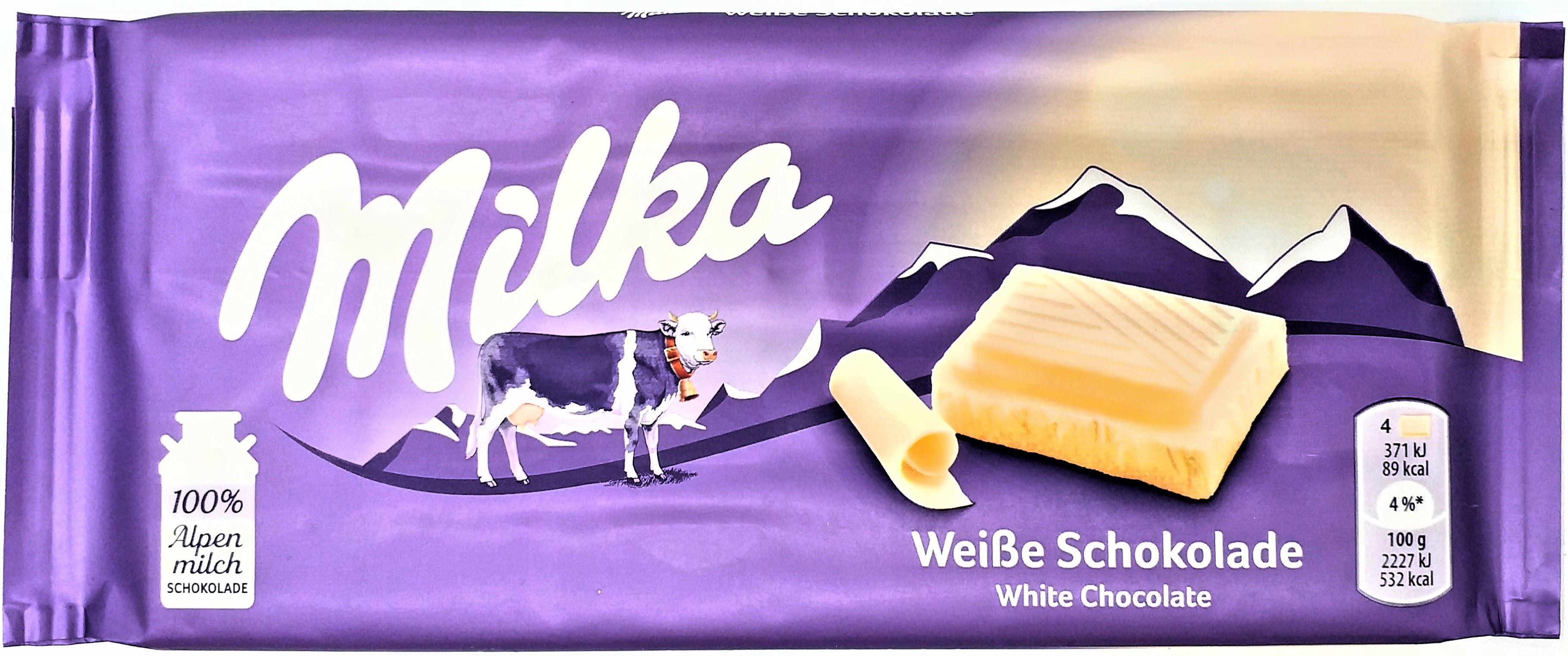 Milka Weisse Schokolade 100g