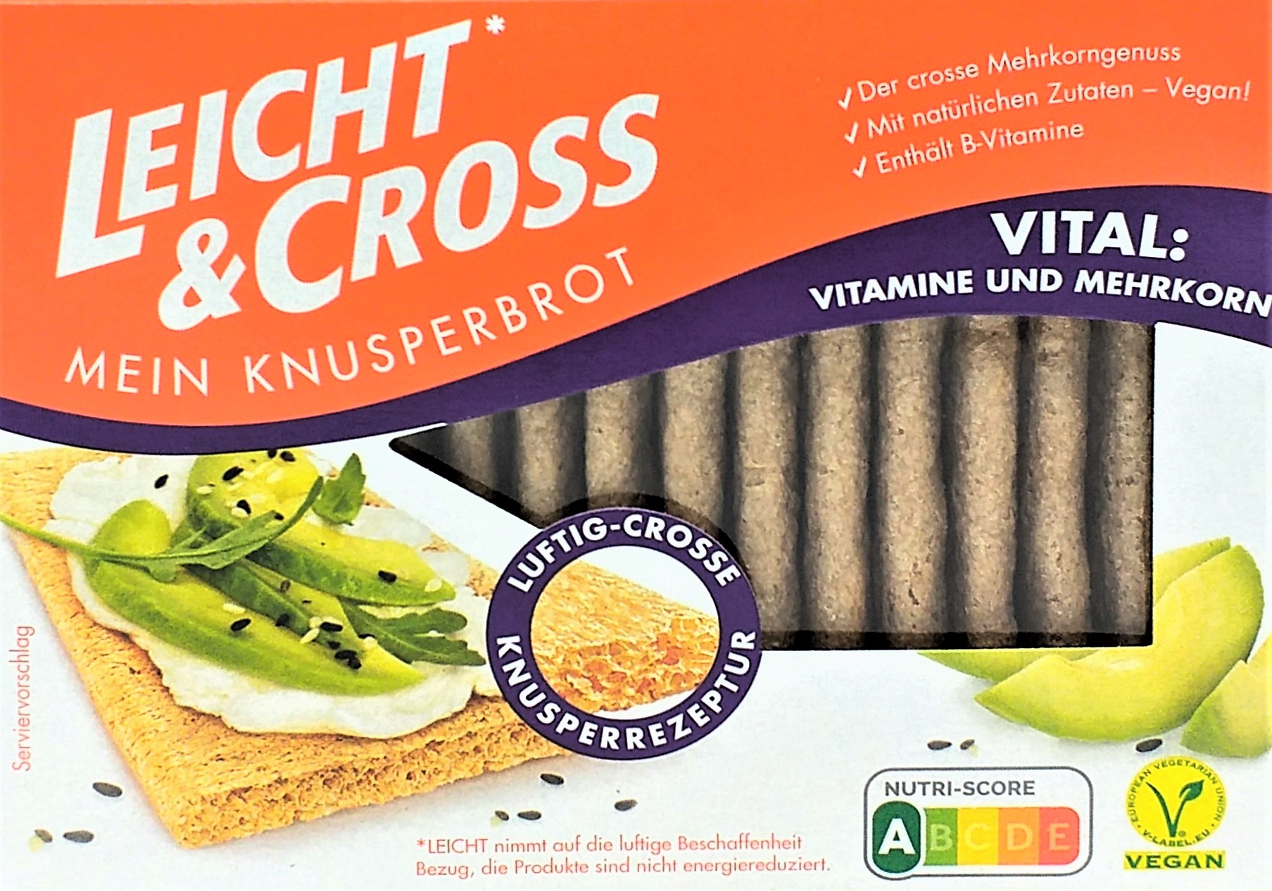 Leicht&Cross Vital Knusperbrot 125g