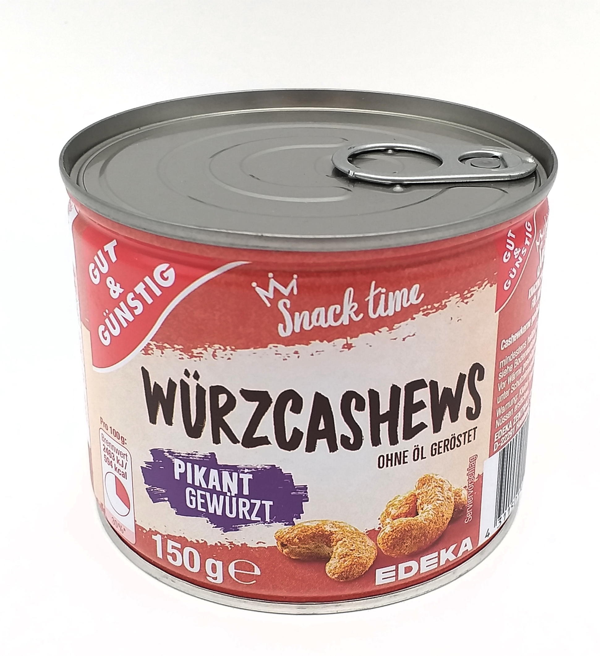 G&G WürzCashews pikant gewürzt 150g