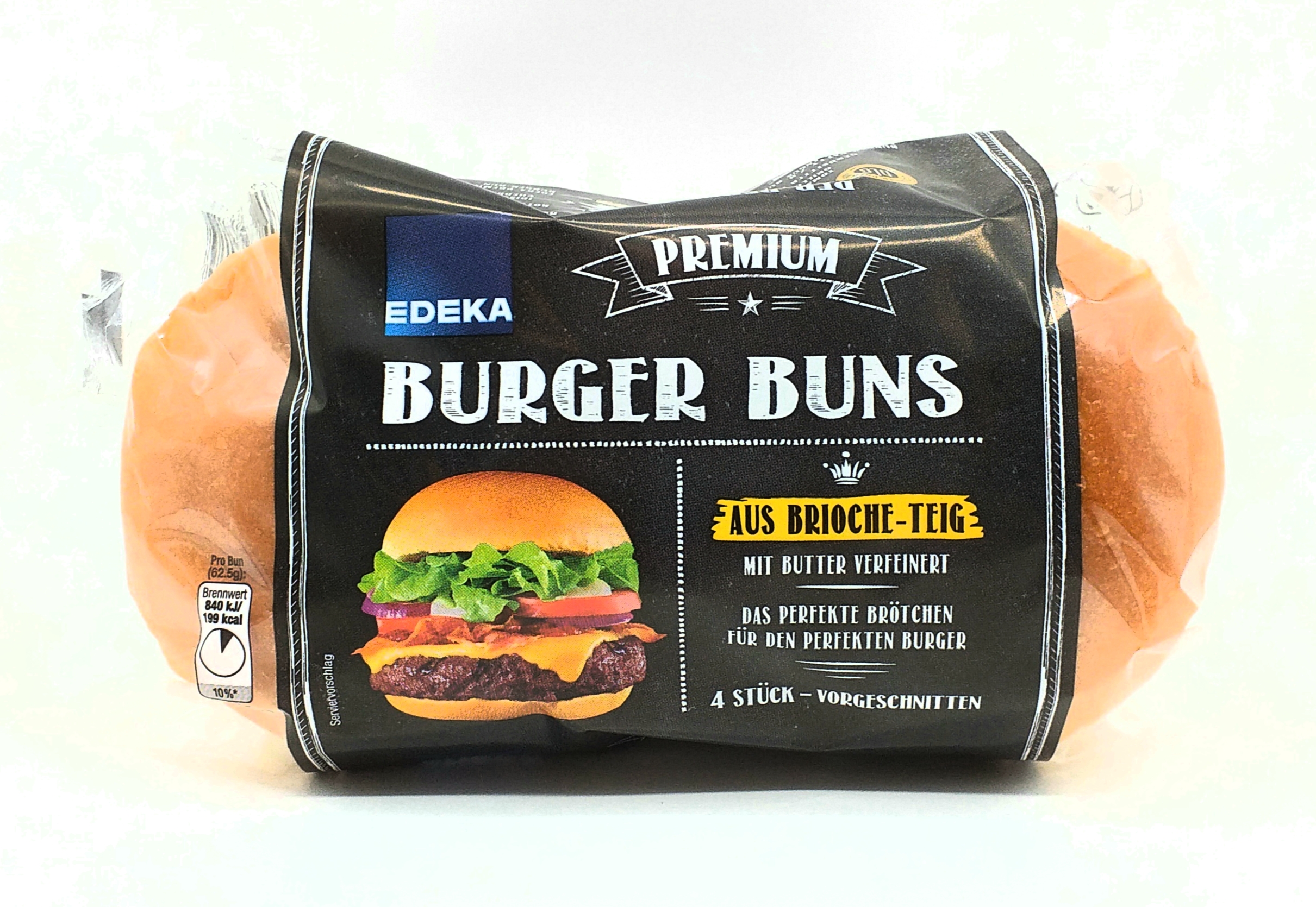 EDEKA 4 Brioche Burger Buns 250g | SW10042