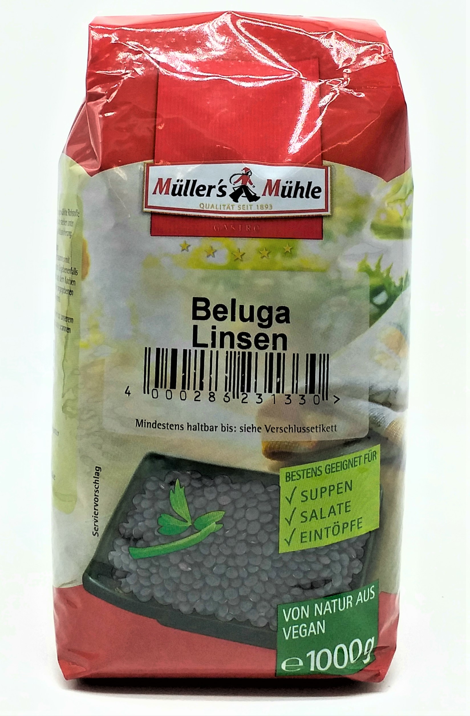 Müller's Mühle Beluga Linsen 1kg