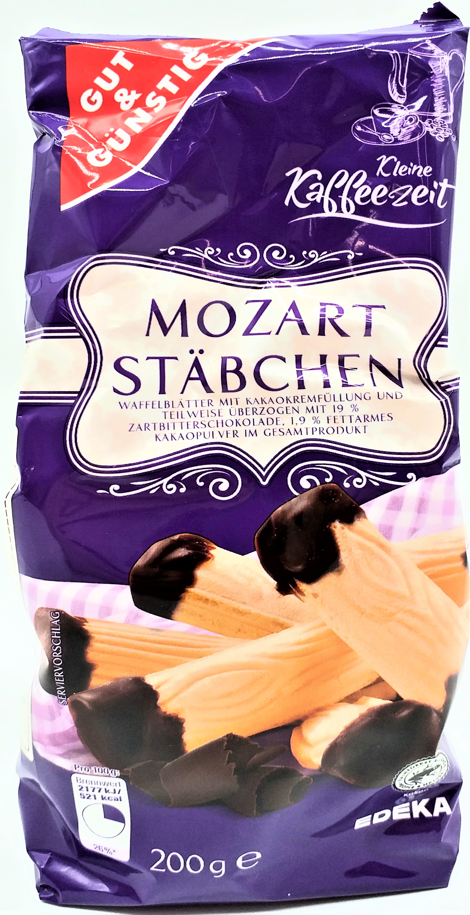 G&G Mozartstäbchen 200g
