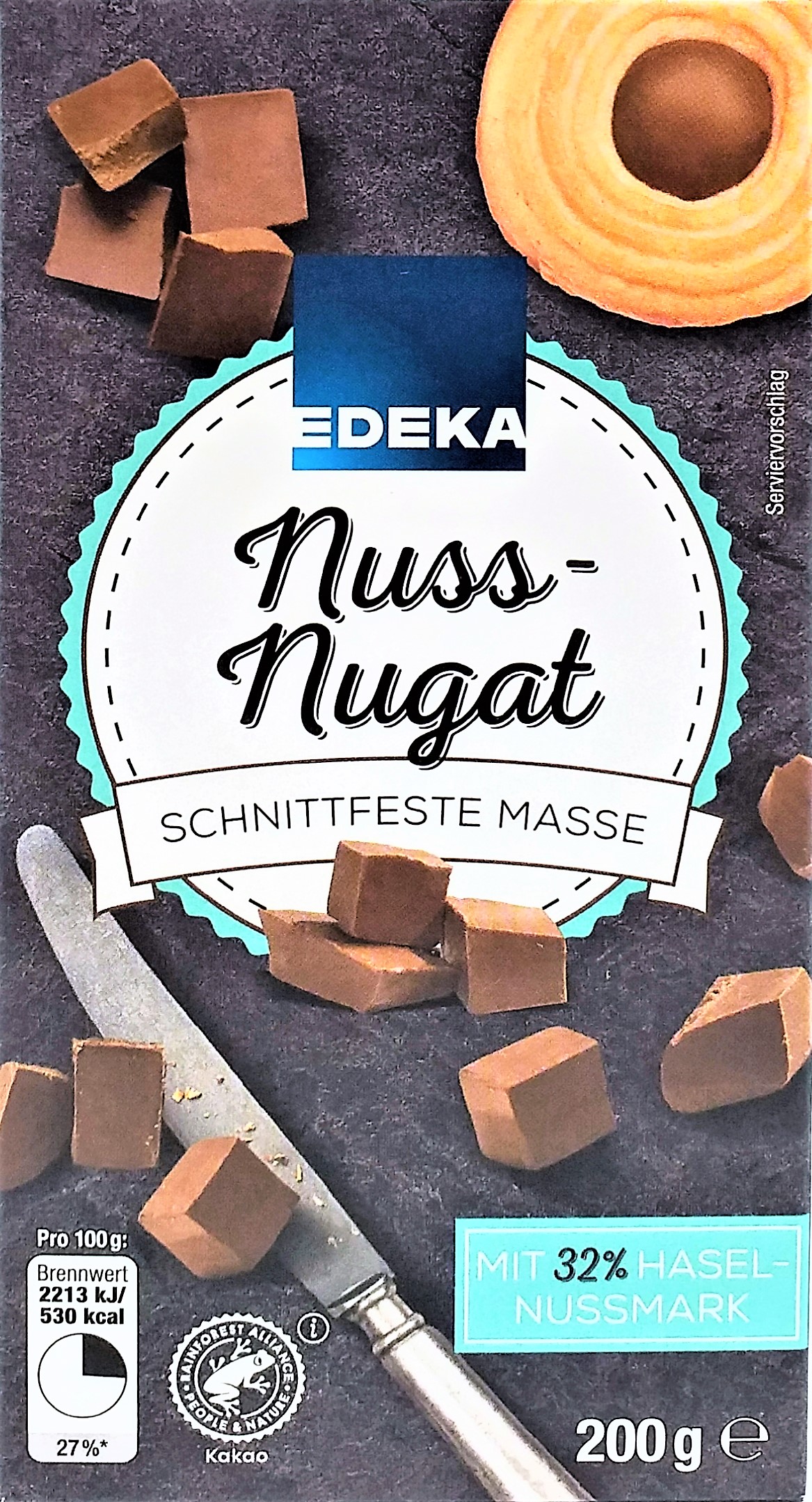 Nuss-Nougat zum Backen u. Naschen 200g