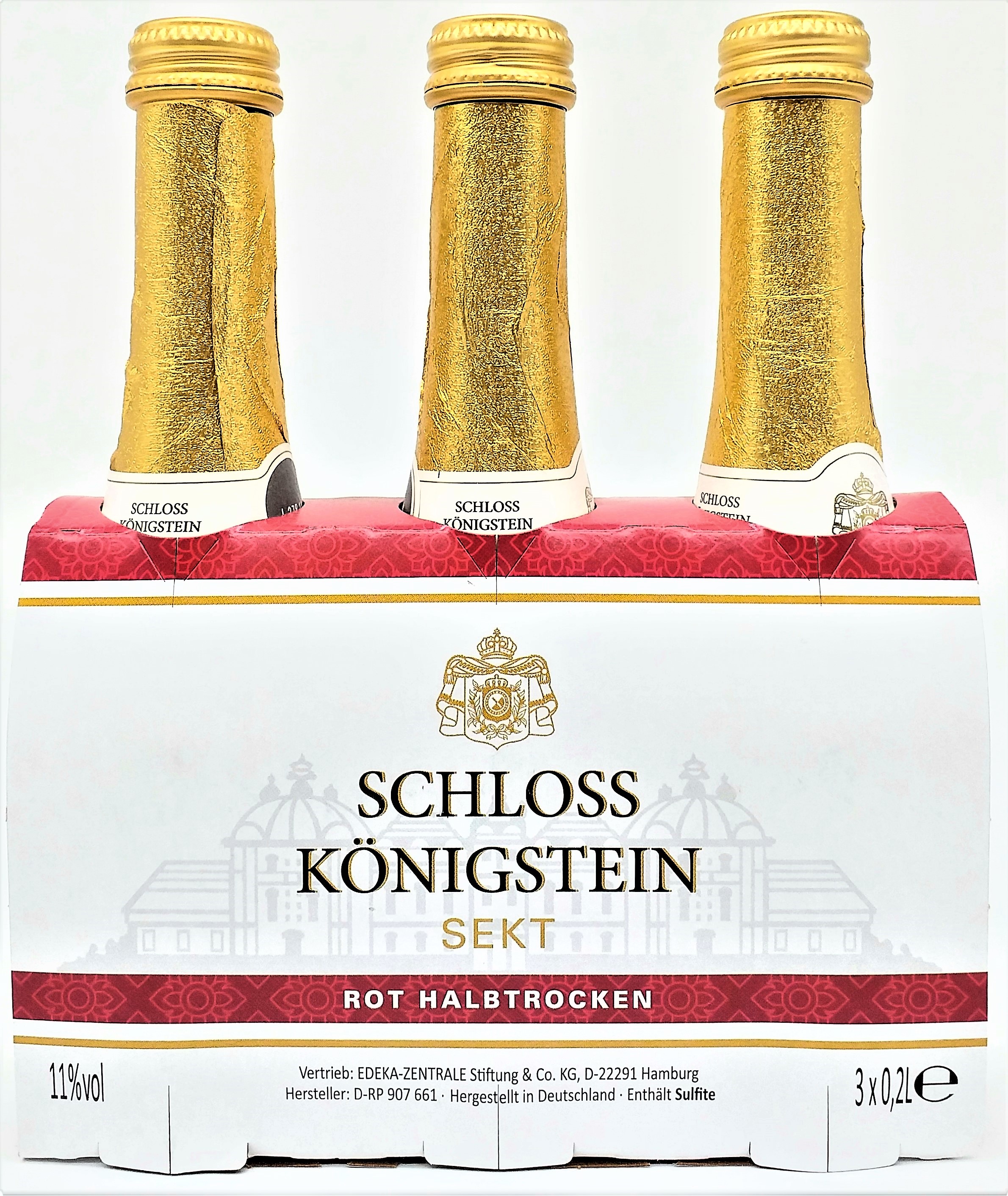 Sch.König.rot halbtrocken 3x0,2l