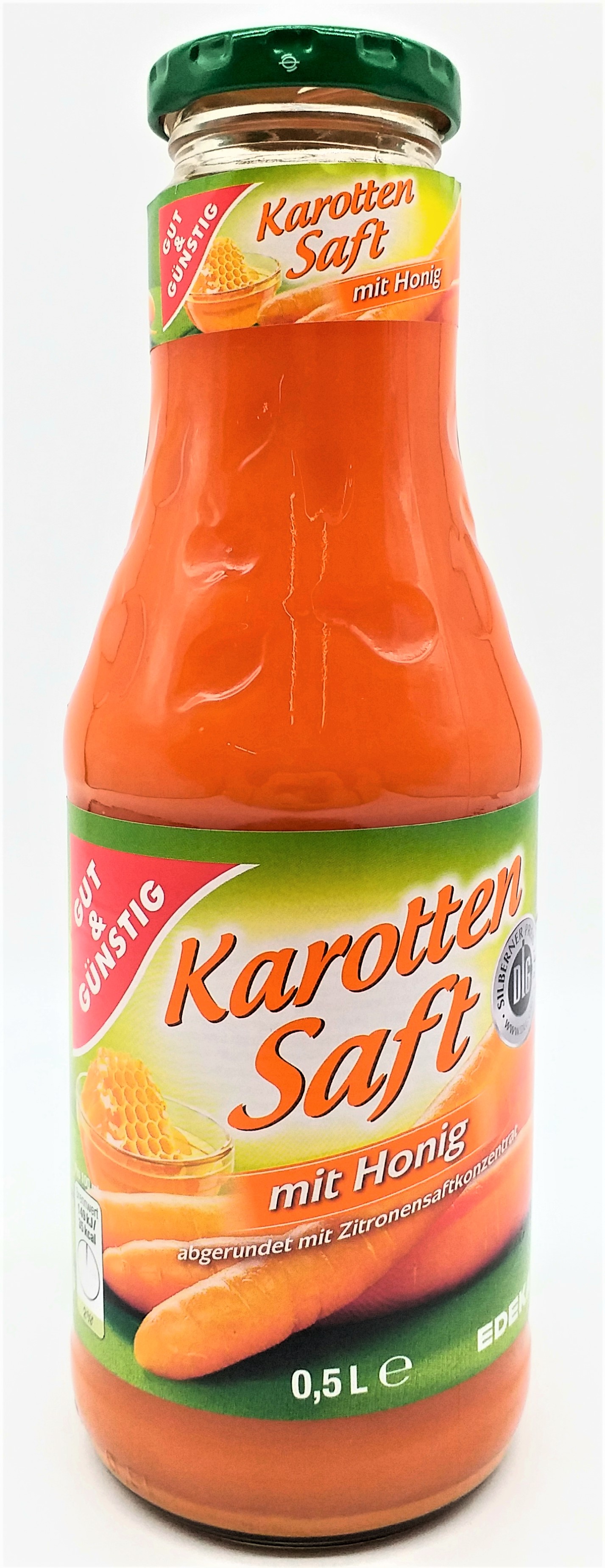 Karottensaft mit Honig 0,5l 