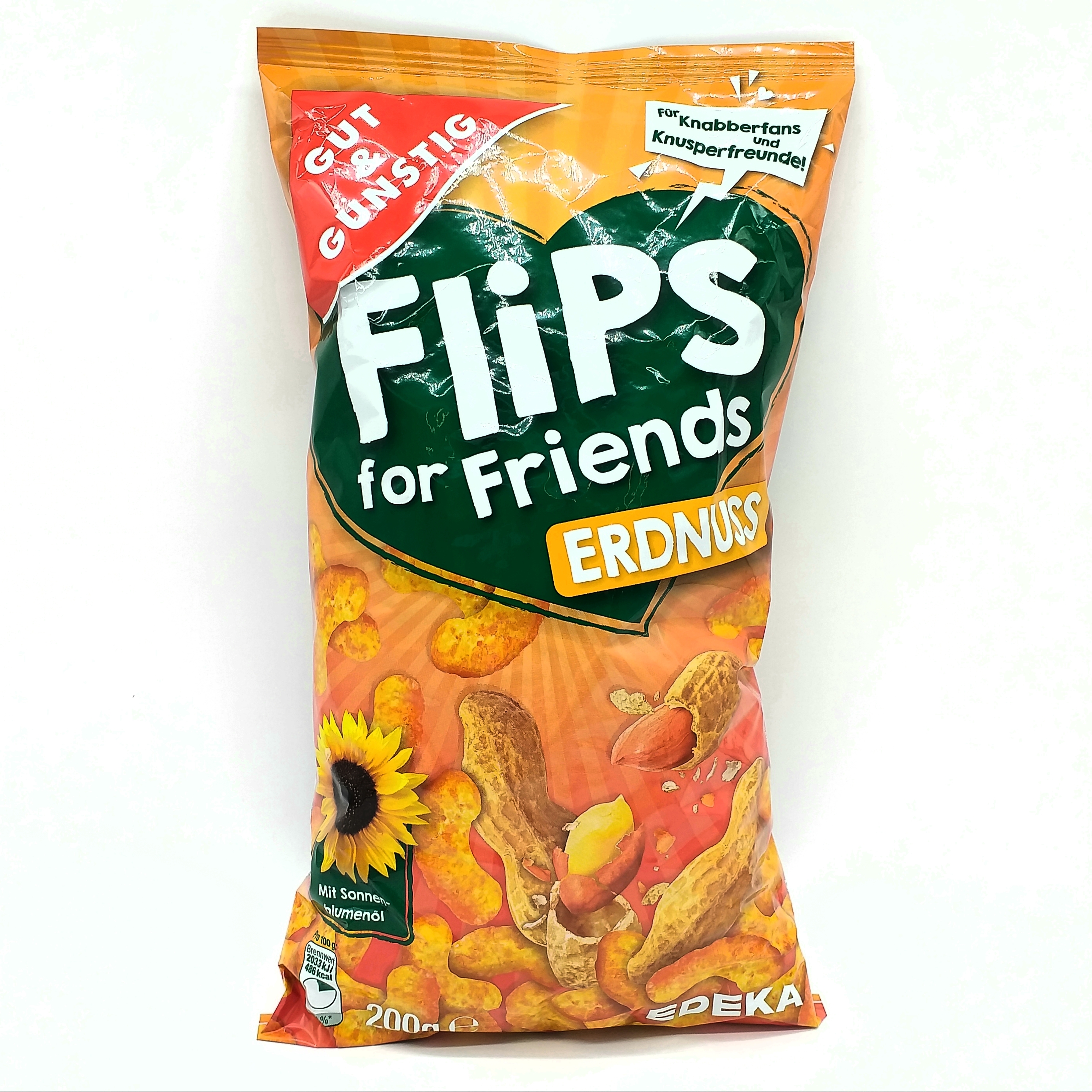 Gut & Günstig Erdnuss-Flips 200g
