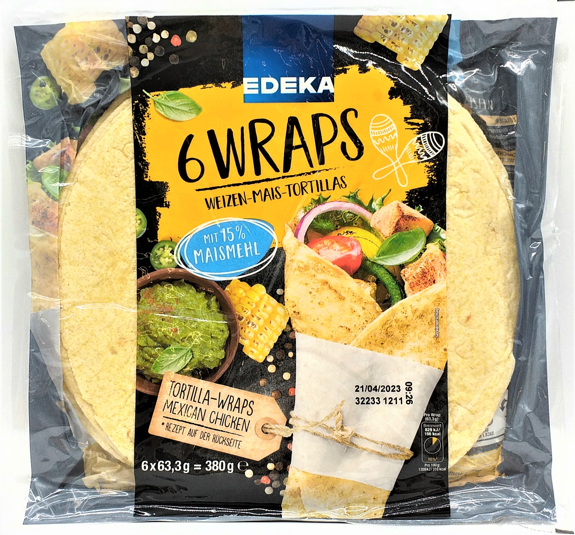 EDEKA Mais Wraps 380g