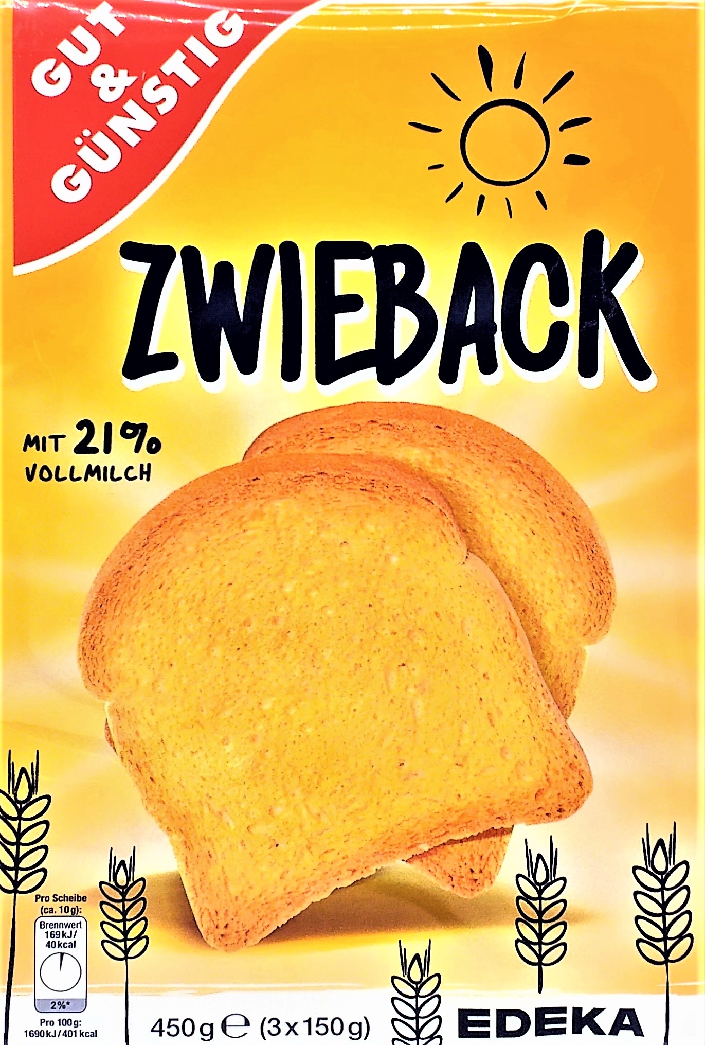 G&G Zwieback 450g
